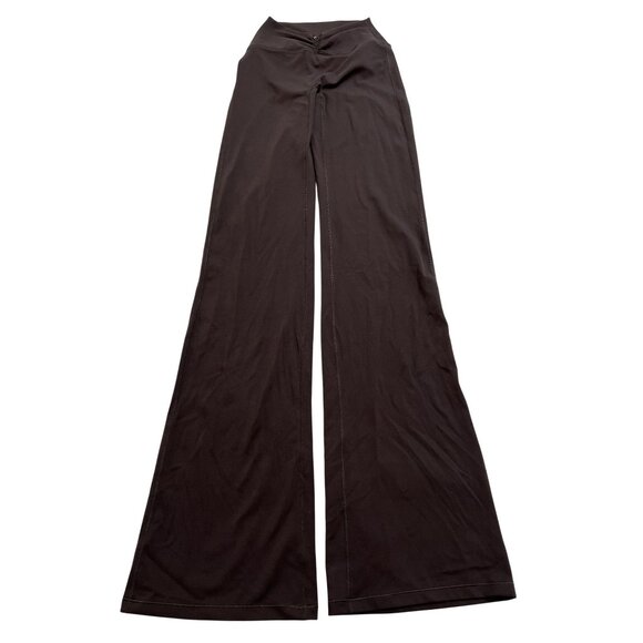 H&M SoftMove Flared Sports Leggings in Truffle Grey - Picture 1 of 5